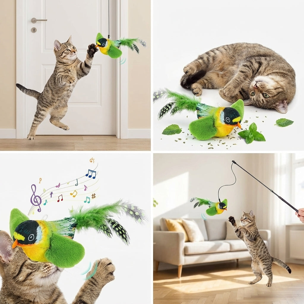 CatHunt™ – Interaktywna Zabawka Ptaszek dla Kota