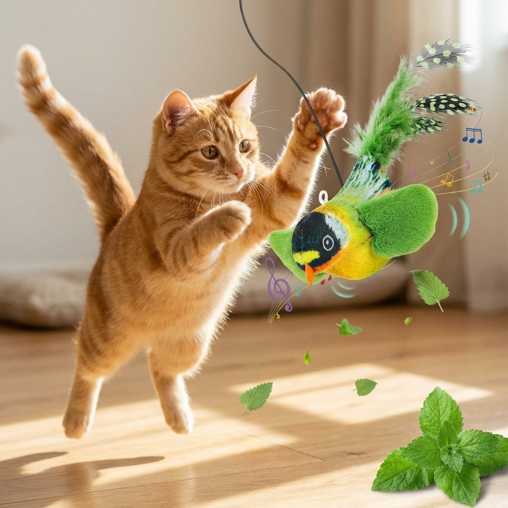 CatHunt™ – Interaktywna Zabawka Ptaszek dla Kota